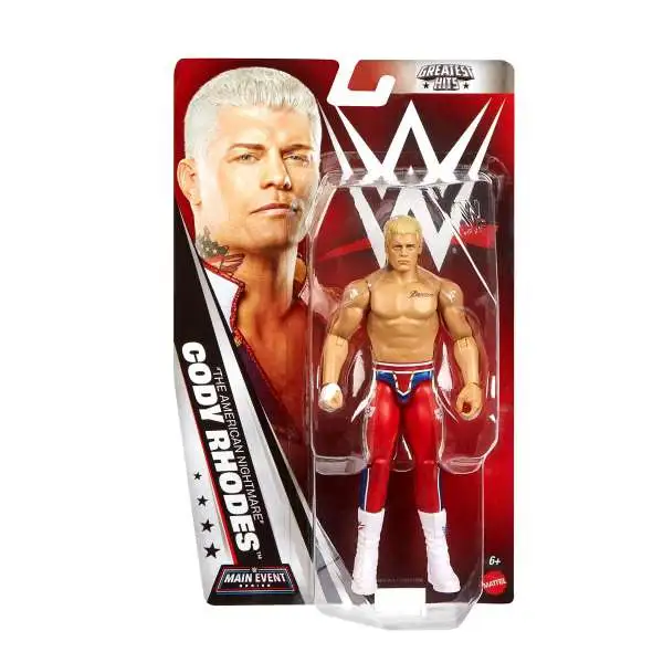 WWE Wrestling Main Event Greatest Hits 2026 Cody Rhodes Action Figure
