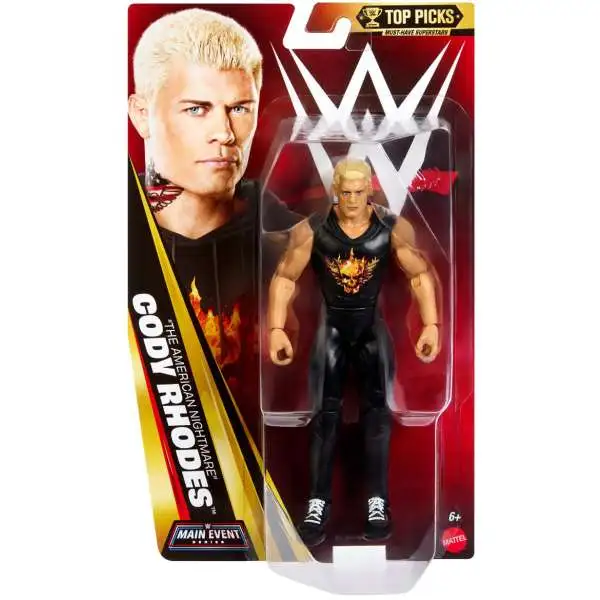 WWE Wrestling Top Picks 2026 Main Event Series Cody Rhodes Action Figure