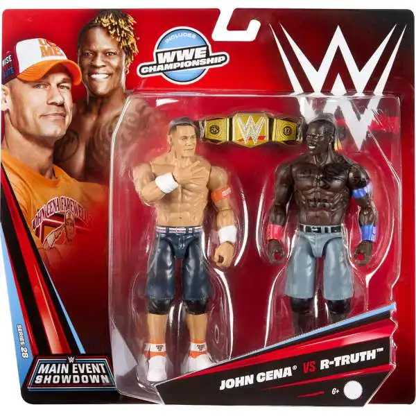 WWE Wrestling Main Event Showdown Series 28 John Cena vs R-Truth Action Figure 2-Pack