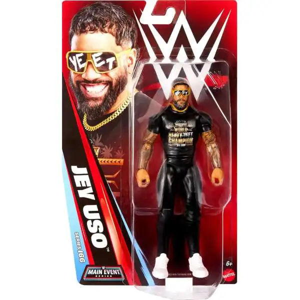 WWE Wrestling Main Event Series 166 Jey Uso Action Figure