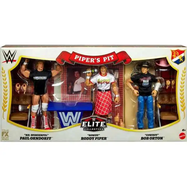 Frank & Pupshaw & Pushpaw フィギュアセット☆新品 WWE Wrestling Elite Collection Pipers Pit Mr. Wonderful Paul