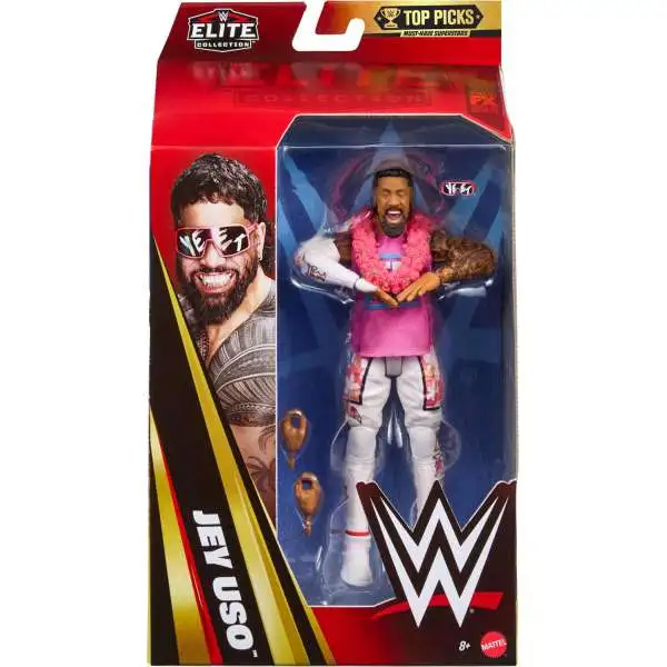 WWE Wrestling Elite 2026 Top Picks Jey Uso 6 Action Figure Mattel