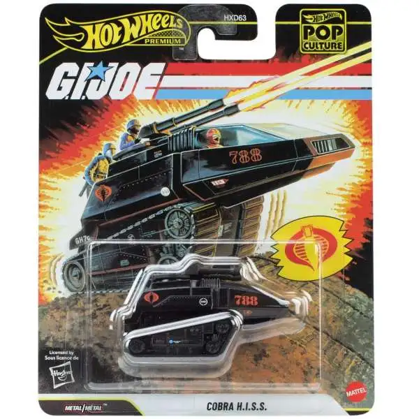Hot Wheels G.I. Joe Premium POP Culture Cobra H.I.S.S. Die Cast Car