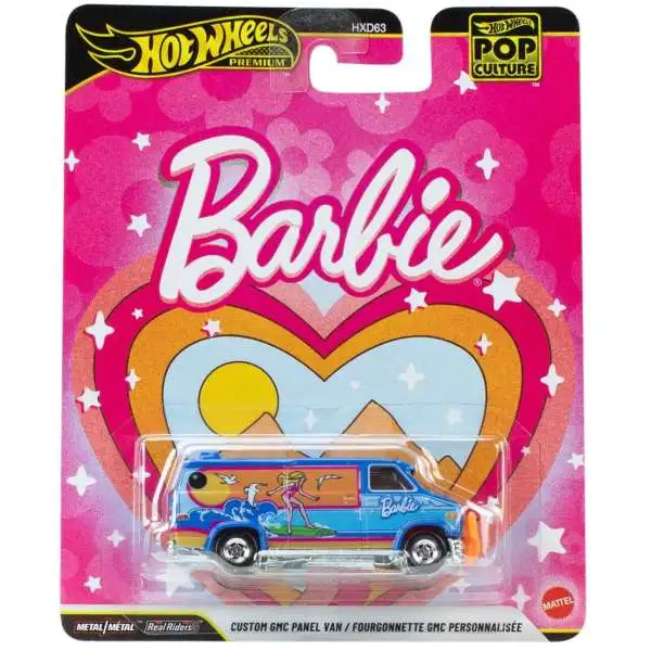 Hot Wheels Barbie Premium POP Culture Custom GMC Panel Van Die Cast Car