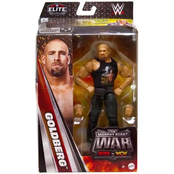 WWE Wrestling Elite Collection Monday Night War Goldberg Action Figure [Build Rockabilly]