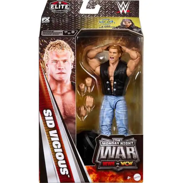 WWE Wrestling Elite Collection Monday Night War Sid Vicious Action Figure [Build X-Pac!]