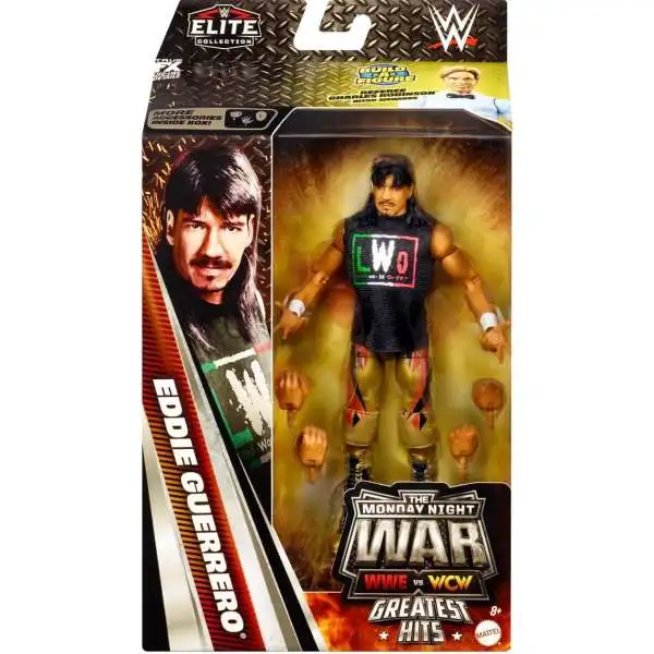 WWE Wrestling Elite Collection Monday Night War Greatest Hits Eddie Guerrero Action Figure [Build Referee Charles Robinson]
