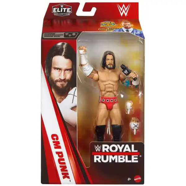 WWE Wrestling Elite Collection Royal Rumble CM Punk Action Figure [Build Corey Graves Figure]