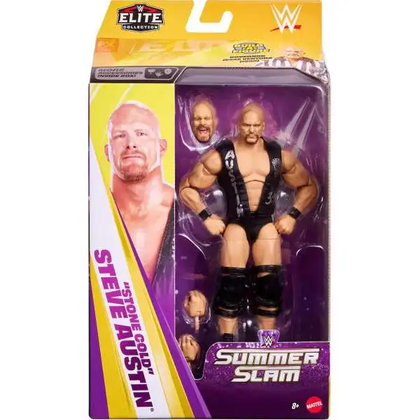 WWE Wrestling Elite Collection Summer Slam "Stone Cold" Steve Austin Action Figure [Build Governor Jesse Ventura, Summer Slam 1999]
