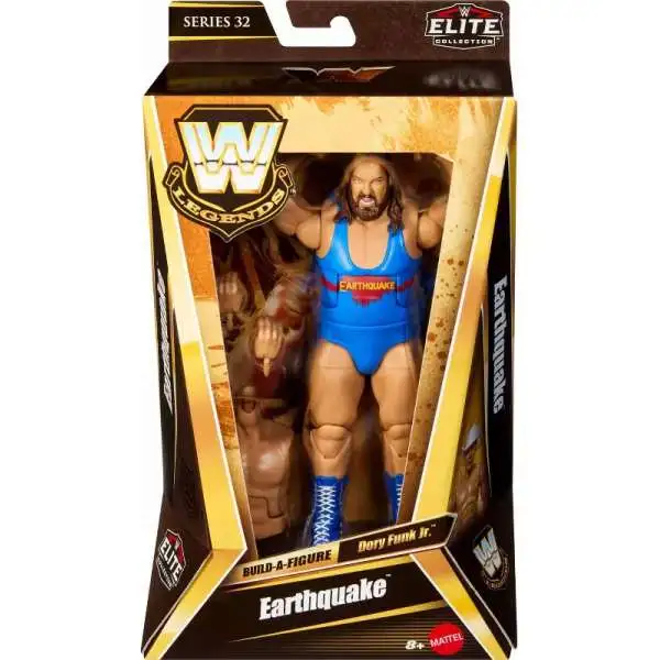 WWE Wrestling Elite Collection Legends Series 32 Earthquake Action Figure [Includes Build Dory Funk Jr. Piece!]