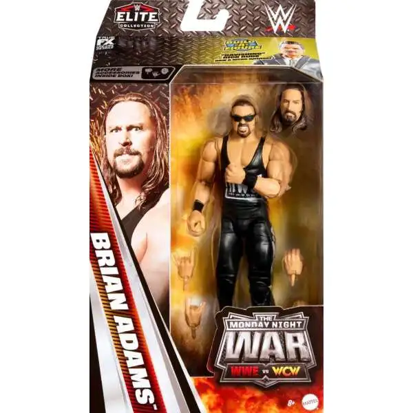 WWE Wrestling Elite Collection Monday Night War Brian Adams Action Figure [Build Rockabilly]