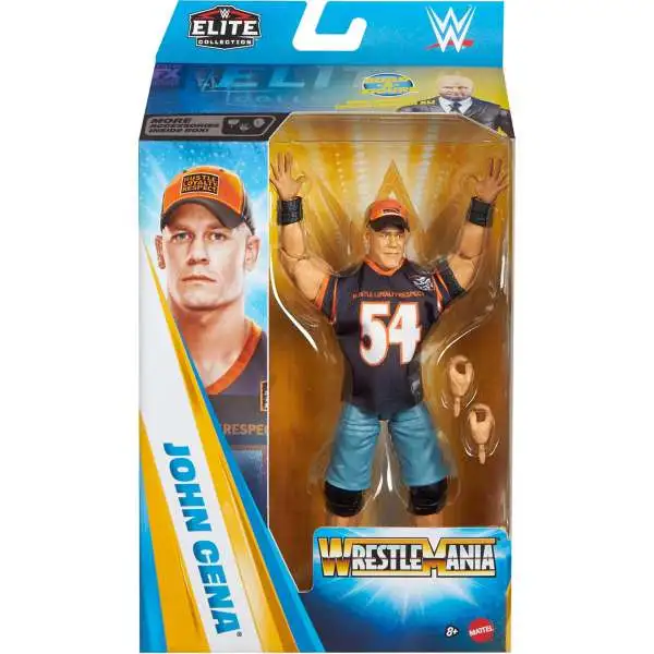 WWE Wrestling Elite Collection Wrestlemania 2026 John Cena Action Figure [Sam Roberts BAF]