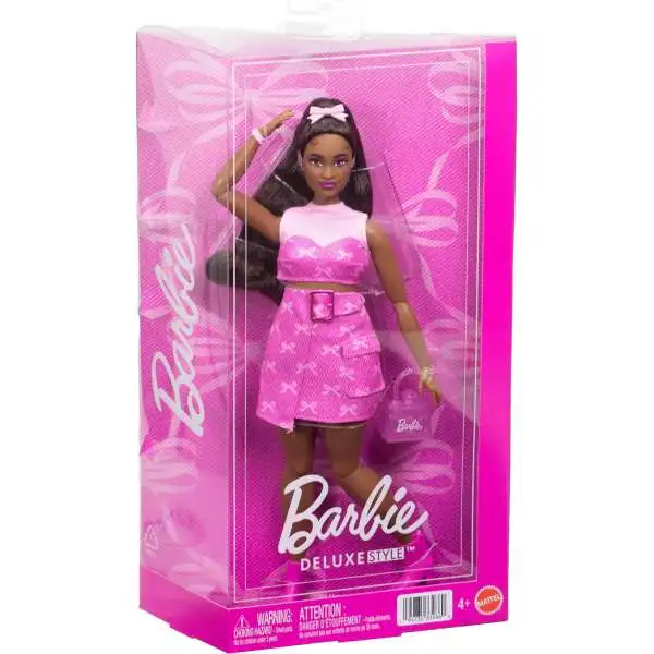barbie glitz doll pink dress Barbie Glitz Doll Pink Dress Gold Belt Necklace Blonde Hair DGX82
