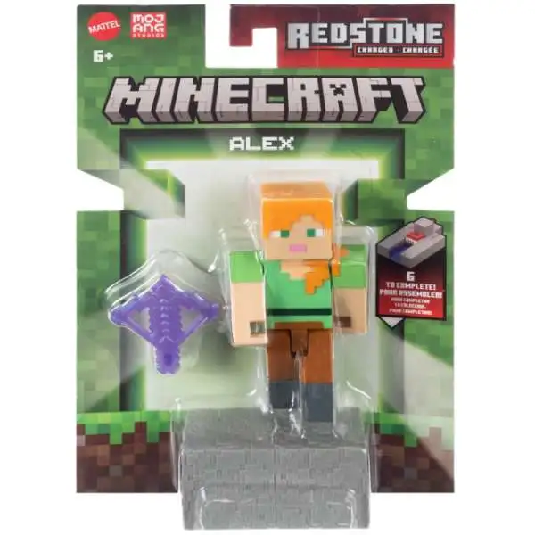 Minecraft Redstone Charged Alex Action Figure