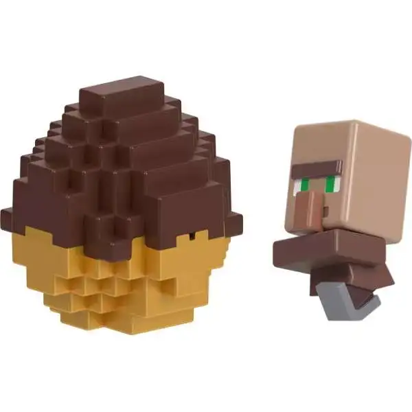 Minecraft Mini Mode Spawn Egg Villager Mini Figure [Brown]