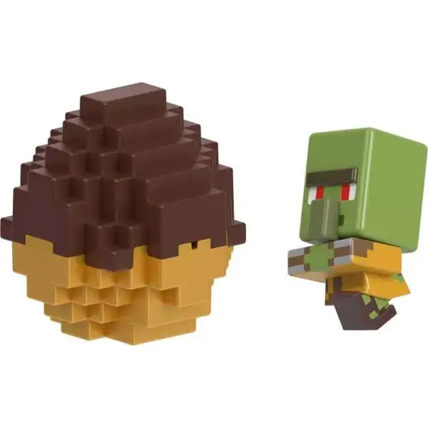 Minecraft Mini Mode Spawn Egg Villager Mini Figure [Green]