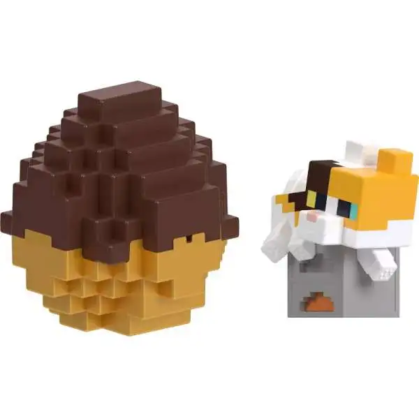 Minecraft Mini Mode Spawn Egg Cat Mini Figure