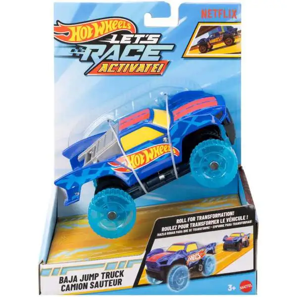 Hot Wheels Let's Race Activate! Baja Jump Truck Vehicle