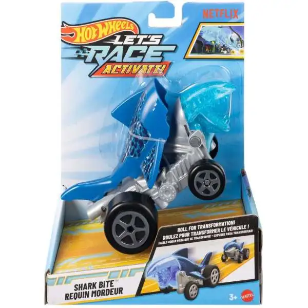 Hot Wheels Let's Race Activate! Shark Bite Vehicle