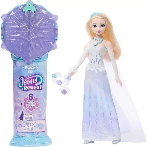 Disney Frozen Jewel Reveal Elsa Surprise Doll [8 Surprises!]