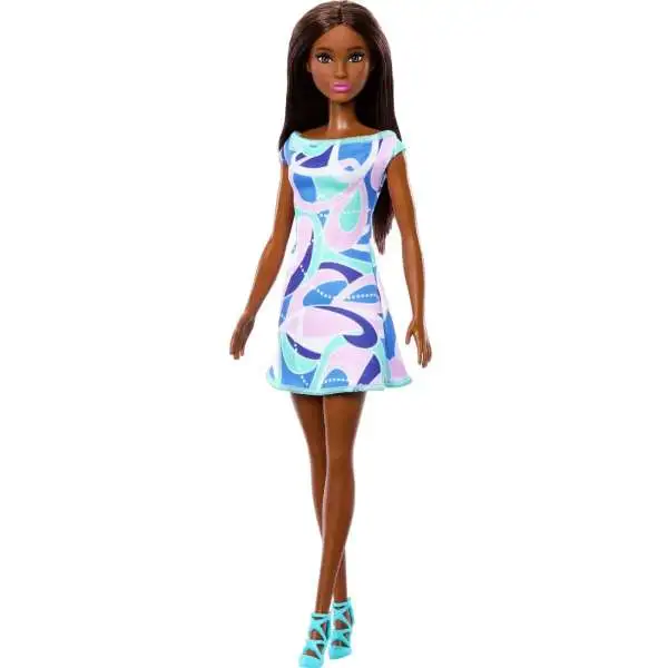 Barbie！！ Barbie Barbie 13.25 Doll Brunette, Purple Polka Dot Dress Mattel