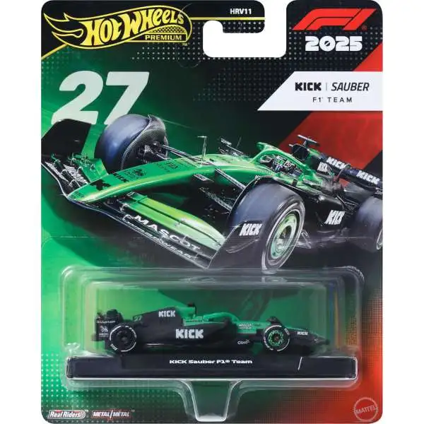 Hot Wheels Premium Kick Sauber F1 Team Die Cast Car #27 [27]