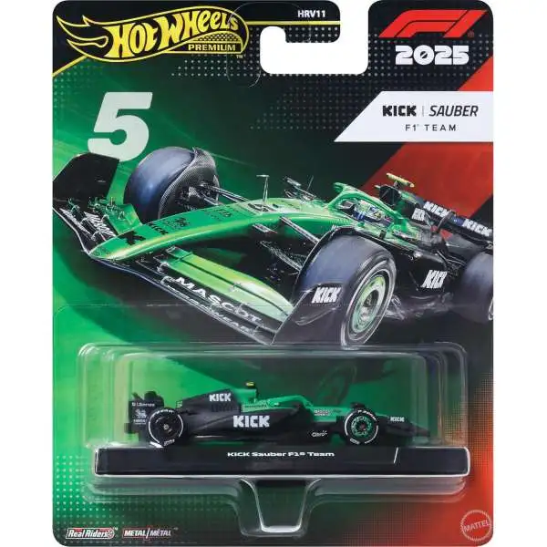 Hot Wheels Premium Kick Sauber F1 Team Die Cast Car #5 [5]