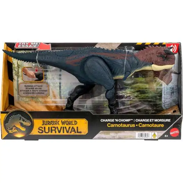 Jurassic World Survival Charge 'N Chomp Carnotaurus Action Figure