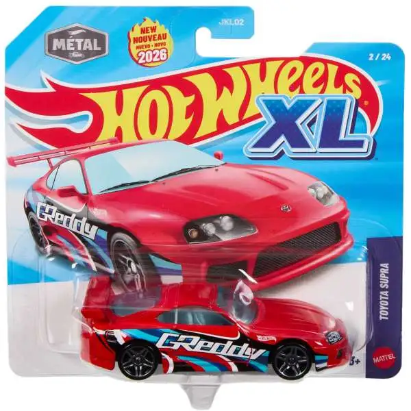 Hot Wheels XL Toyota Supra Die Cast Car #2/24