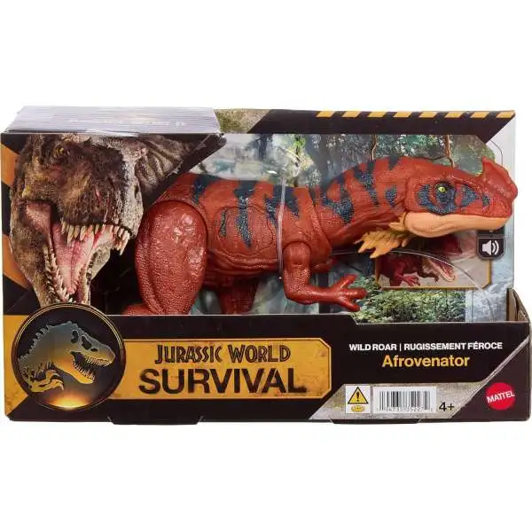 Jurassic World Survival Wild Roar Afrovenator Action Figure