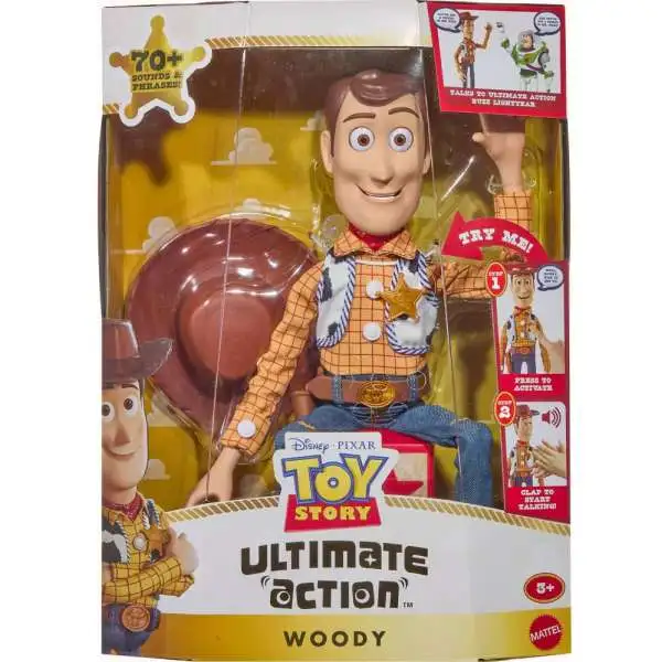 Disney / Pixar Toy Story 5 Ultimate Action Woody Action Figure [70+ Sounds & Phrases]