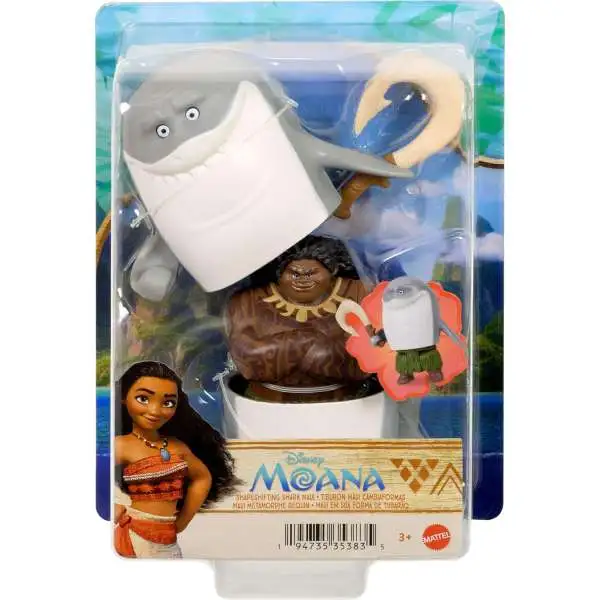 Disney Moana Shapeshifting Shark Maui Action Figure