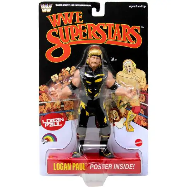 WWE Wrestling LJN Wrestling Superstars Logan Paul Action Figure [Black Card]