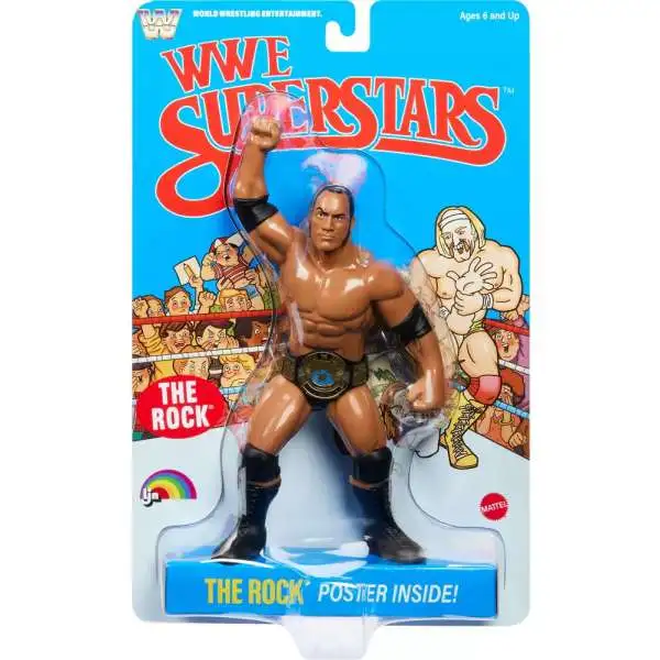 WWE Wrestling LJN Wrestling Superstars The Rock Action Figure