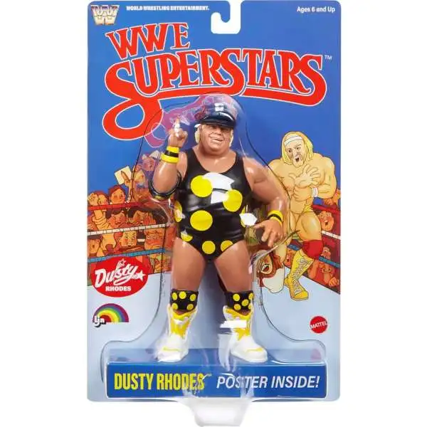 WWE Wrestling LJN Wrestling Superstars Dusty Rhodes Action Figure