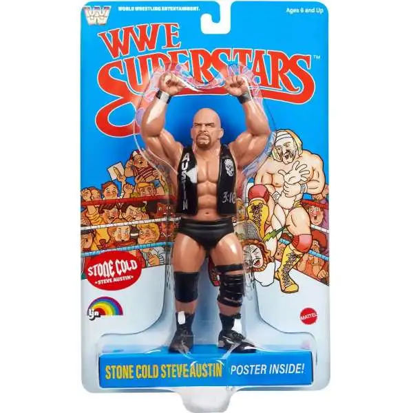 WWE Wrestling LJN Wrestling Superstars Stone Cold Steve Austin Action Figure