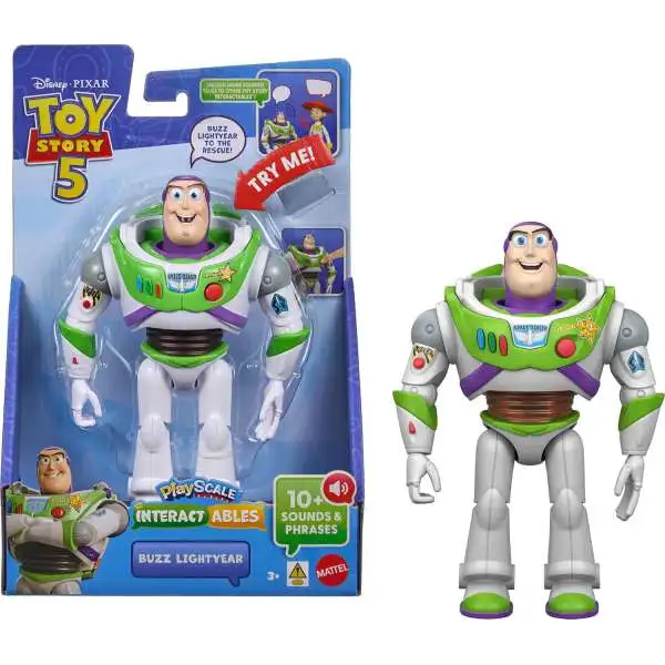 Disney / Pixar Toy Story 5 Playscale Interactables Buzz Lightyear 7-Inch Talking Figure