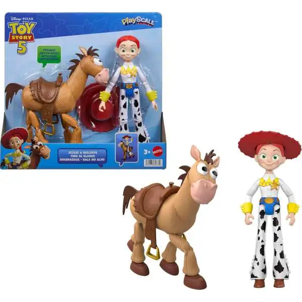 Disney / Pixar Toy Story 5 Playscale Jessie & Bullseye Posable Action Figure 2-Pack