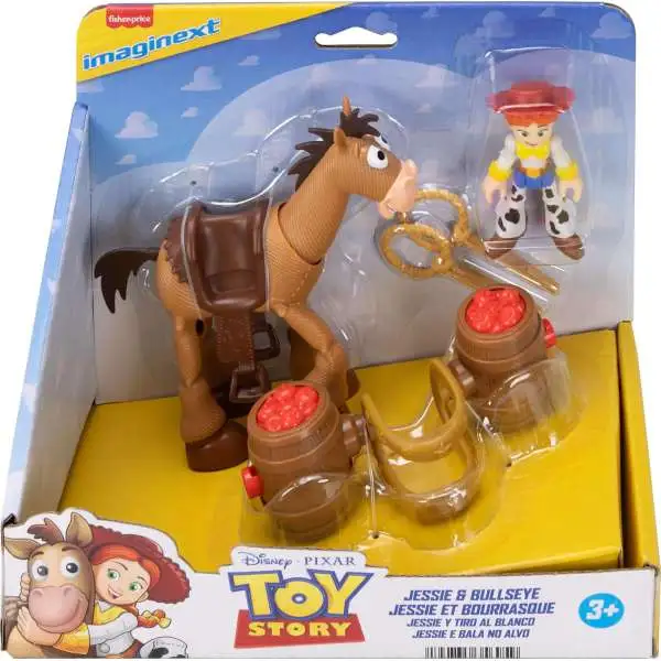 Fisher Price Disney / Pixar Imaginext Toy Story 4 Jessie & Bullseye Figure Set