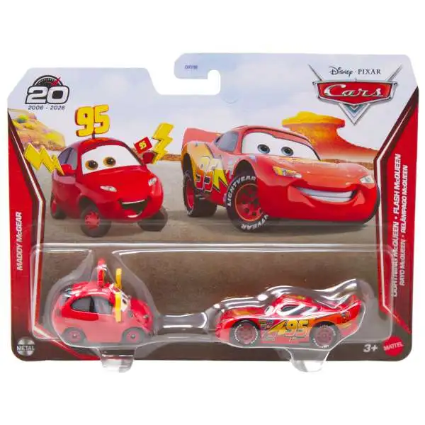Disney Pixar Cars 20th Anniversary Metal Maddy McGear Lightning