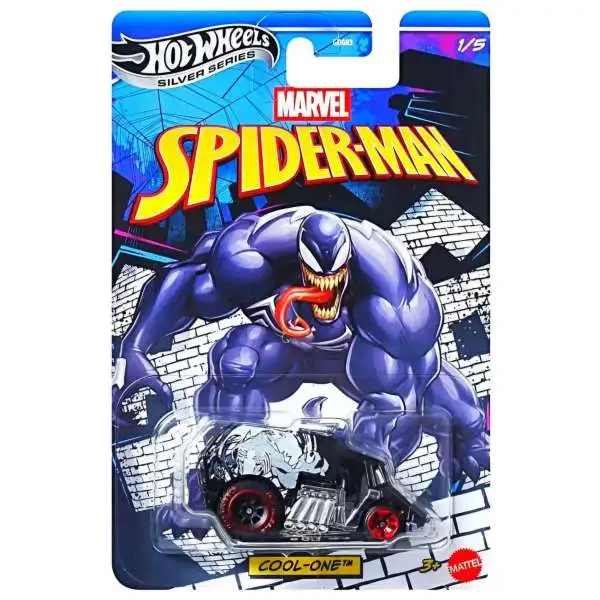 Hot Wheels Marvel Spider-Man Silver Series Cool-On 164 Diecast