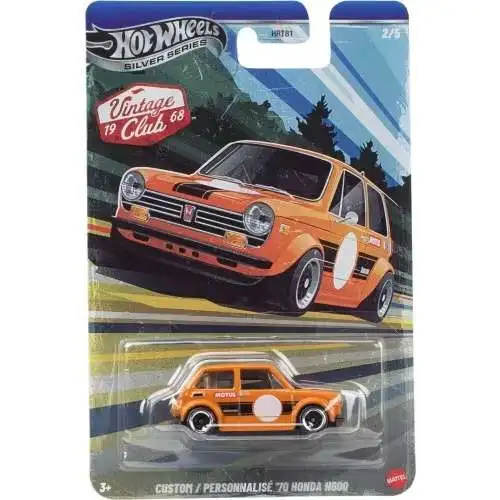 Hot Wheels Silver Series Vintage Club 1968 Custome 70 Honda N600