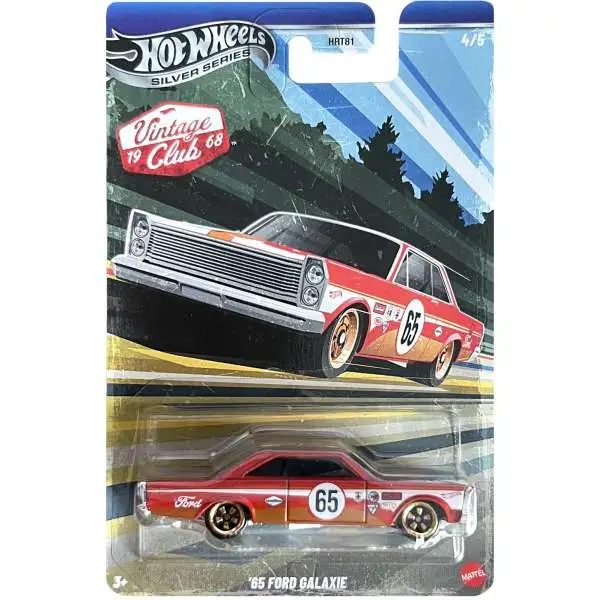 Hot Wheels Silver Series Vintage Club 1968 65 Ford Galaxie 164