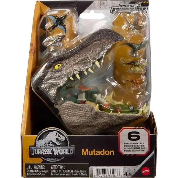 Jurassic World Rebirth Micro Adventures Mutadon Playset