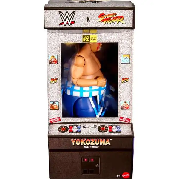 WWE Wrestling X Street Fighter Yokozuna as E. Honda Action Figure & Accessories