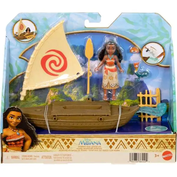 Disney Moana's Boat Adventure 3.5-Inch Playset