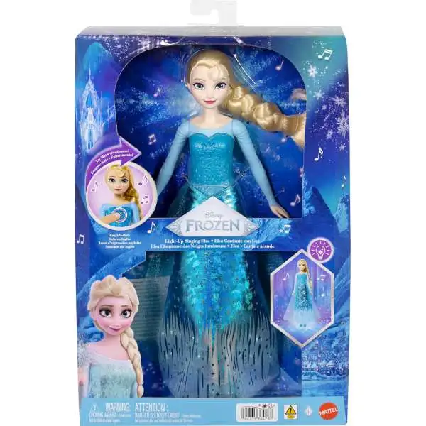 Disney Frozen Light-Up Singing Elsa 11.5-Inch Singing Doll