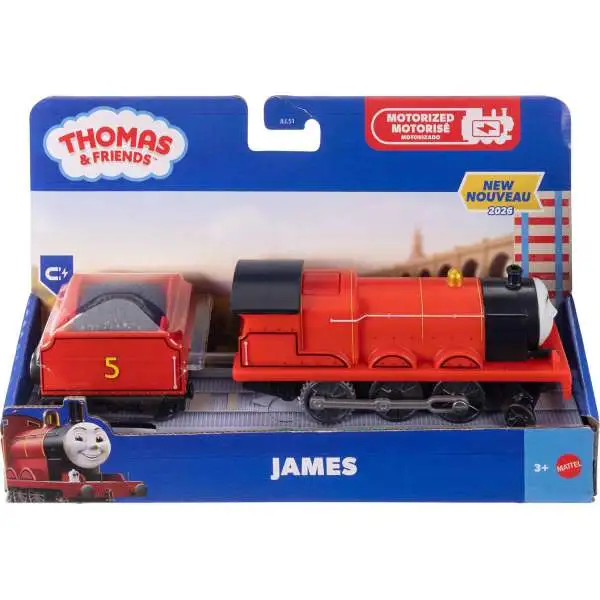 Fisher Price Thomas & Friends Motorized James Train Figure [2026, Version 2]