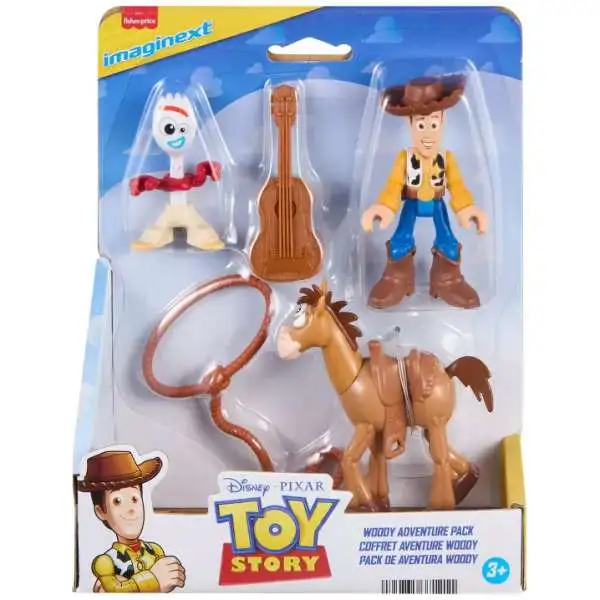 Fisher Price Disney / Pixar Imaginext Toy Story Woody Adventure Pack 3-Inch Figure Set