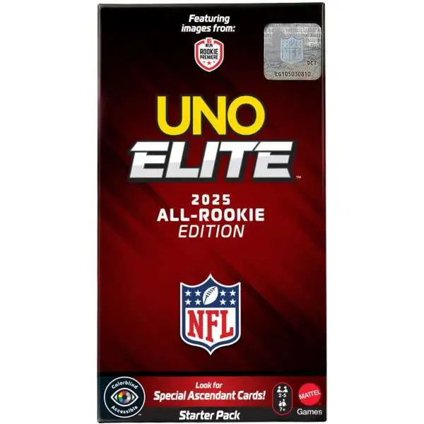 UNO Elite NFL 2025 All-Rookie Edition Football Starter Pack [Special Ascendant]